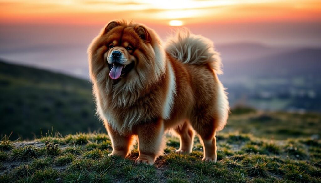 chow chow dog size