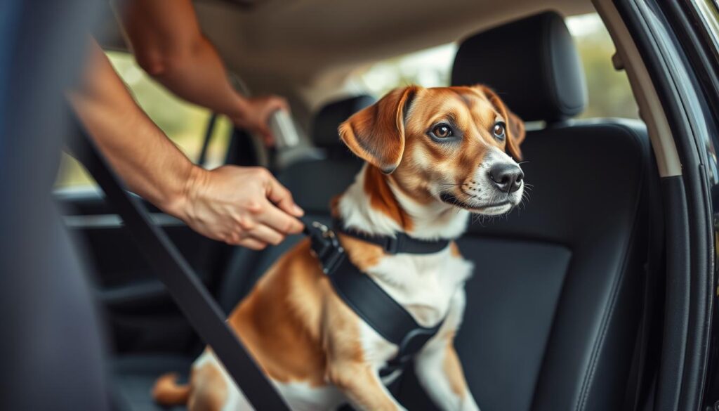 dog seat belt installation