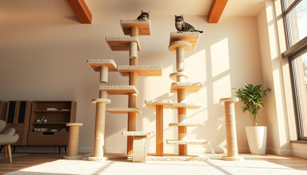 cat tower size