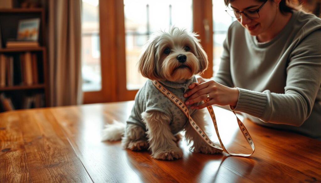 measuring your dog for dog pajamas size