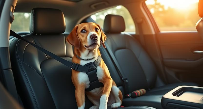 Dog Seat Belt installation